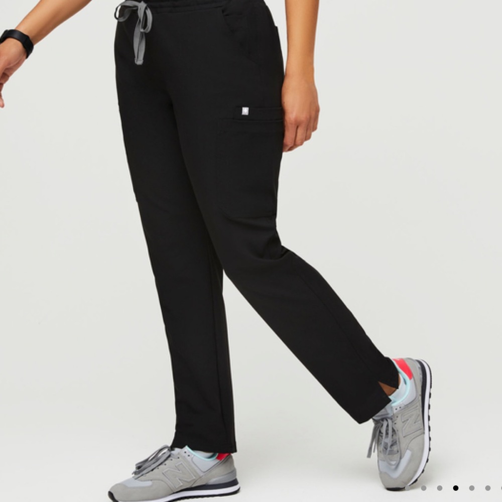 Figs Yola Skinny Scrub Pants XXS Black